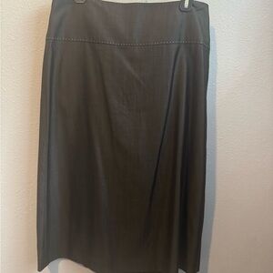EUC MaxMara Brown A-Line Skirt Sz 12